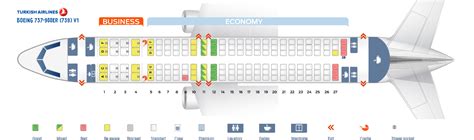 Seat Map Boeing 737 900 Turkish Airlines Best Seats In The Plane