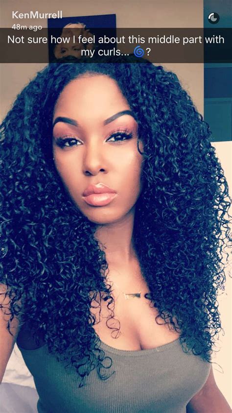 Snapchat Oggmadieee Pinterest Goldeinee Natural Hair Styles Curly