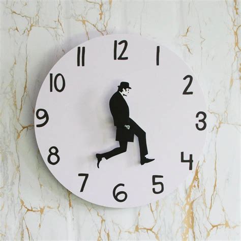 Funny Wall Clock Funny Clock Minimalist Clock Round Wall Etsy