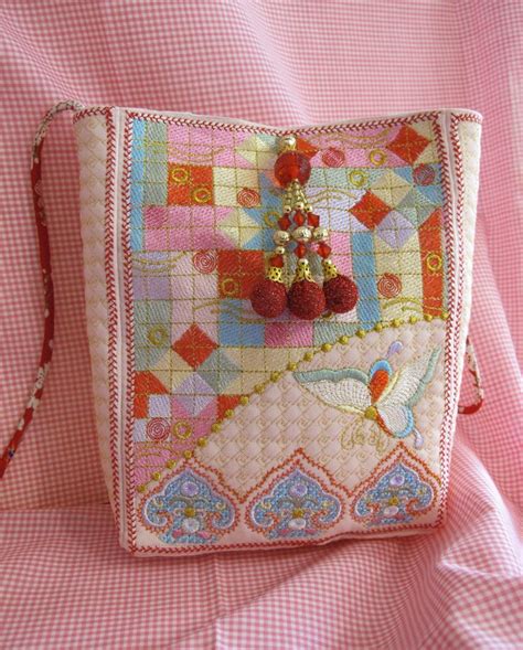 This Is A Machine Embroidery Day Or Evening Bag This Was Stitched Out