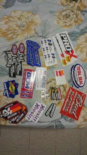 Racing Decals Sticker Lot Set 26 In Pairs Grab Bag Race Cars Toolboxes