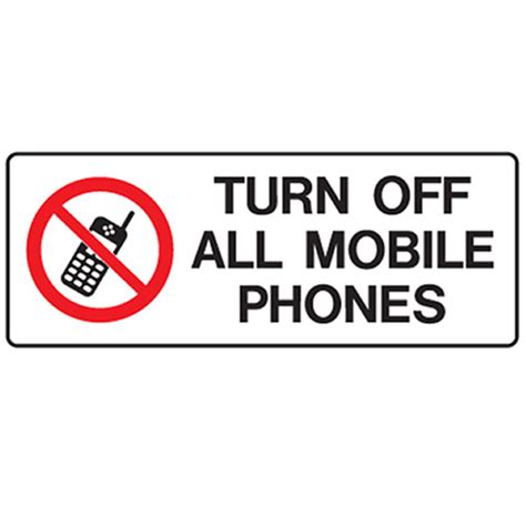 Turn Off All Mobile Phones