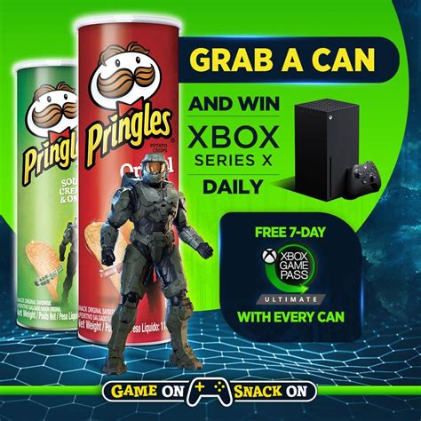 Buy Pringles And Win 1 Of 46 Xbox Series X Consoles Get 7 Days Of Xbox