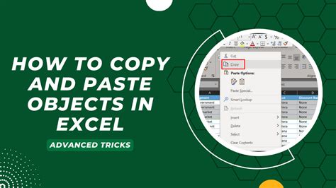 How To Copy And Paste Objects In Excel Advanced Tricks Earn Excel