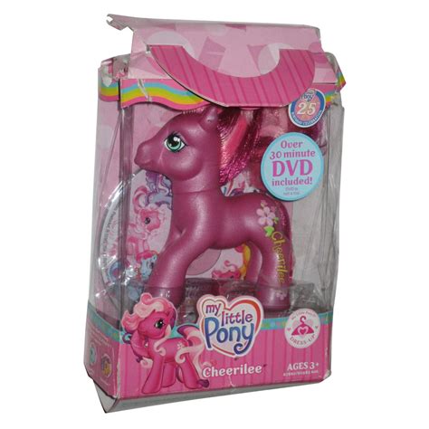 My Little Pony G3 Cheerilee 25th Anniversary Toy Figure W Dvd