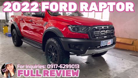 2022 Ford Raptor In True Red Full Review Philippines Youtube
