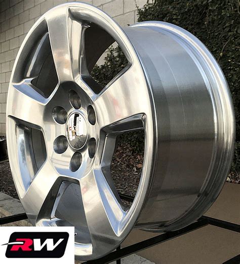 20 X9 Inch Chevy Tahoe Oe Replica Wheels 5652 Polished Aluminum Rims