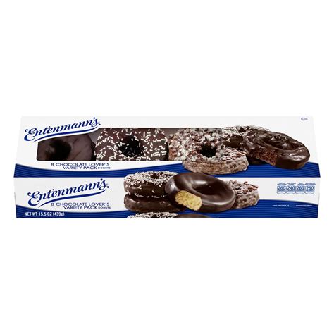 Entenmanns Chocolate Lovers Donuts Variety Pack Shop Snack Cakes At
