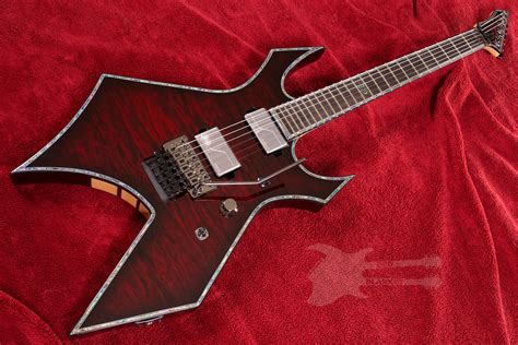 Bc Rich Warlock Extreme Exotic With Floyd Rose Black Cherry