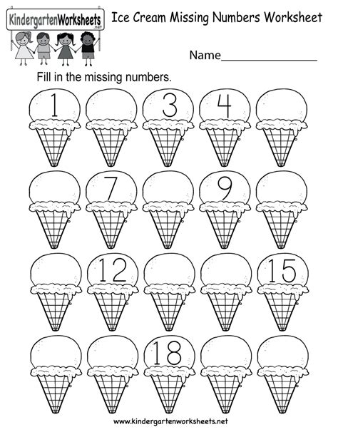 Counting Worksheet Counting Back In 1s To 20 1 Kindergarten