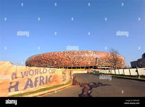 Construction Of Soccer City Stadium In South Africa Venue For 2010 Fifa World Cup In