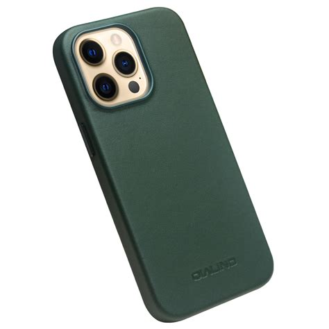 Iphone 14 Pro Max Case Hülle Qialino Echtleder Magsafe Kompatibel