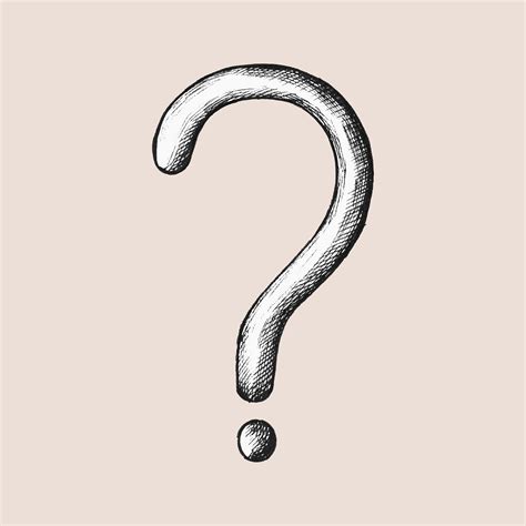 hand drawn gray question mark illustration download free vectors clipart graphics and vector art