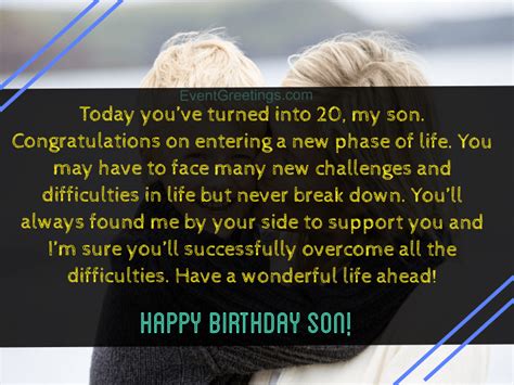 Quotes and messages birthday wishes for son: 30 Best Happy Birthday Son From Mom Quotes With ...