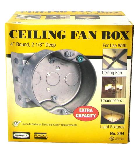 Ceiling Fan Rated Junction Box Shelly Lighting