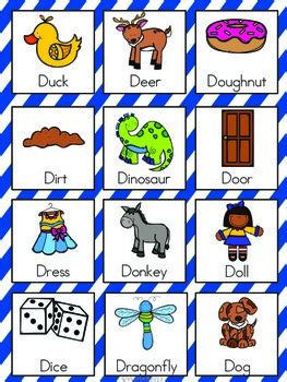 30 country synonyms that start with letter d. Letter D Vocabulary Cards by The Tutu Teacher | Teachers ...