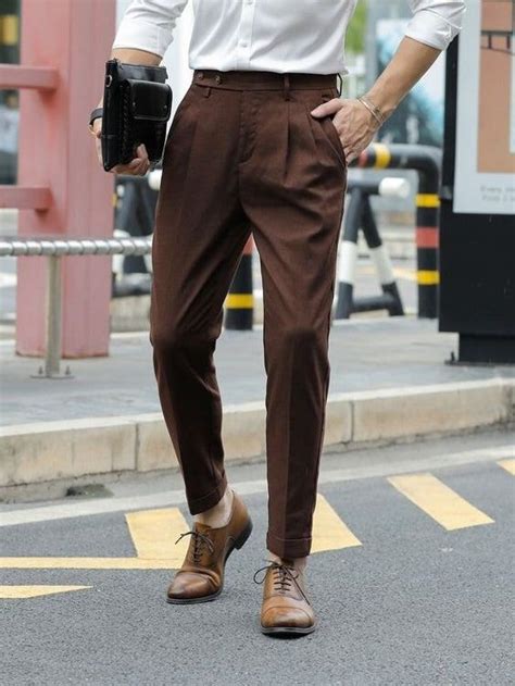 Men Brown Pant Brown Trouser For Office Wear Brown Pant For Etsy In