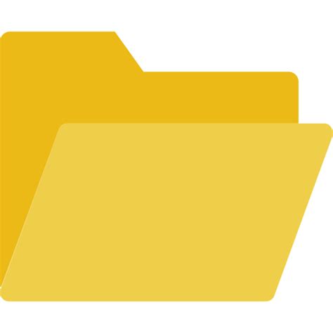 Flat Folder Icon Png