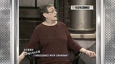 threesomes with grandma the jerry springer show youtube
