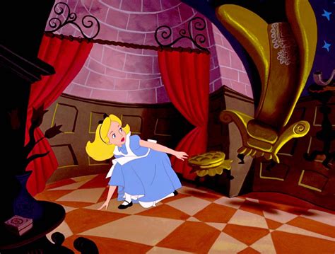 Vintage Disney Alice In Wonderland Alice At The Bottom Of The Rabbit