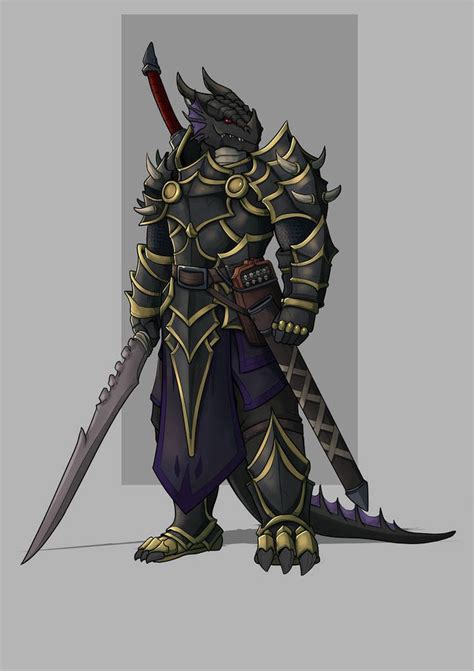 Velxen Dragonborn Paladin By Silkynoire On Deviantart Personagens