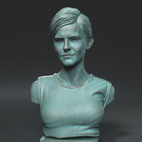 Emma Watson 3d Print Model In Sculpture 3dexport