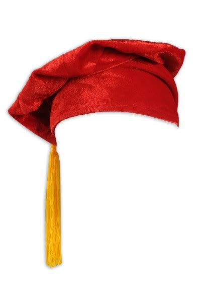Customized Doctoral Polygon Hat Red Velvet Cap Graduation Cap Supplier