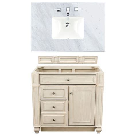 James Martin Bristol 36 Single Bathroom Vanity In Vintage Vanilla With