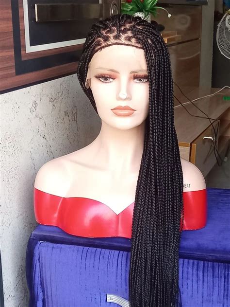 Braided Wig Box Braids Wig Lace Front Box Braid Wig Full Lace Full