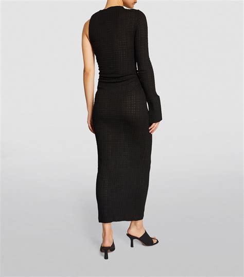 womens camilla and marc black cypress midi dress harrods uk