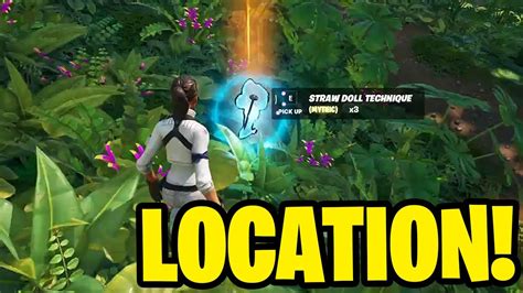 How To Get Straw Doll Technique Mythic In Fortnite Straw Doll Mythic