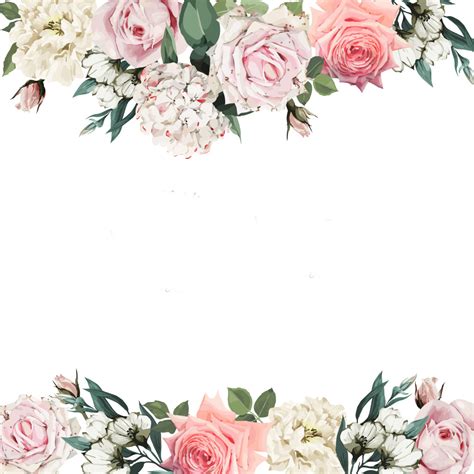 Gambar Bunga Untuk Desain Undangan Pernikahan 15 Bingkai Undangan