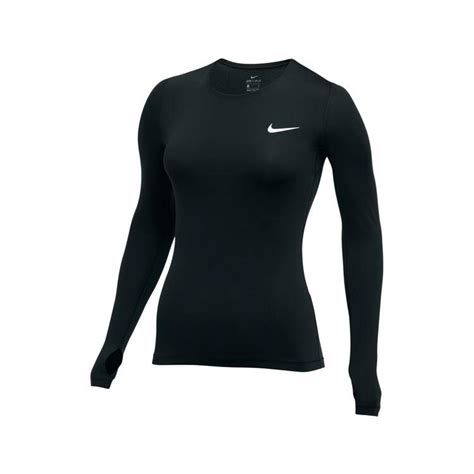 Buy Black Nike Long Sleeve Shirt Womens In Stock