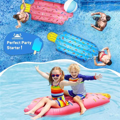 Buy Heysplash Inflatable Pool Float Raft Ice Cream Popsicle Swimming