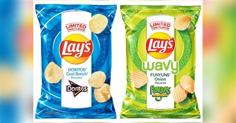 Lays Unveils Potato Chips That Taste Like Cool Ranch Doritos Or Funyuns