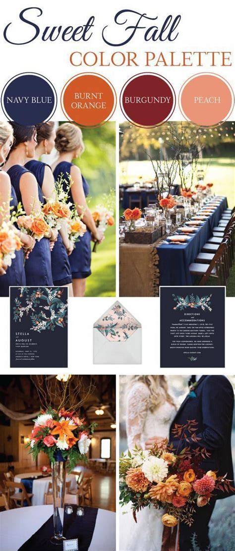Amazing Excellent Amazing Wedding Ideas Fall Wedding Color Palette October Wedding Colors