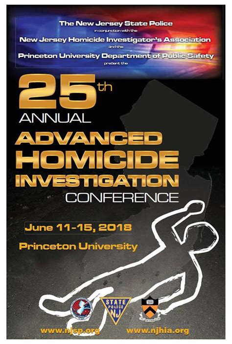 25th Annual Advanced Homicide Investigation Conference New Jersey State Police