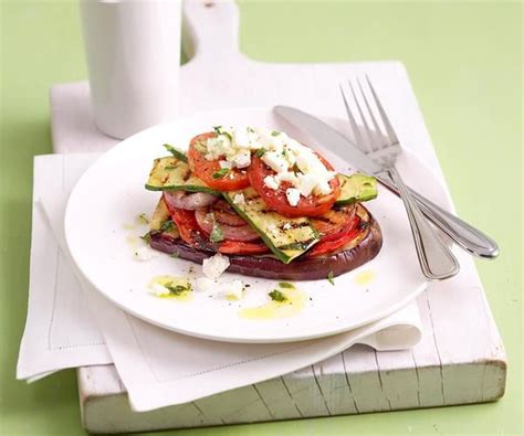 Grilled Vegetable Stack With Fetta Spinach And Ricotta Lasagne Ricotta