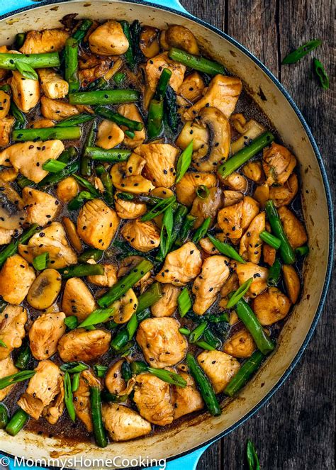 Easy Healthy Chicken And Asparagus Skillet Mommys Home Cooking