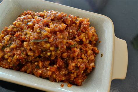 Resep cara membuat sate padang, salah satu makanan terbaik indonesia. Sambel Pecel ( Spicy peanut sauce ) - Dapurnya Si Bohay
