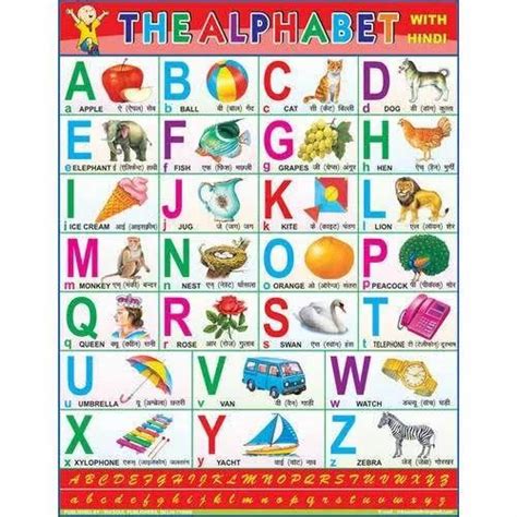 English Alphabet Chart Size 18x23 And 22x28 At Best Price In Delhi