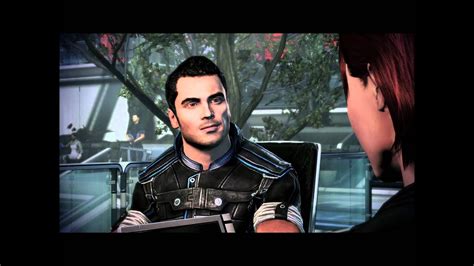 Mass Effect 3 Kaidan Romance Dinner Date Youtube