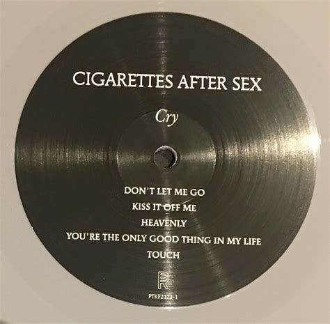 cigarettes after sex cry smoke grey vinyl ltd edition poster print