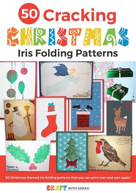 Iris Folding Christmas Cards Templates