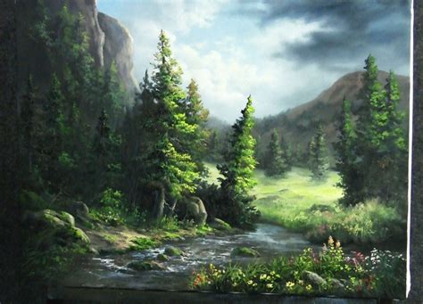 Paint With Kevin Hill Wildflower Mountains Kevin Hill Paintings