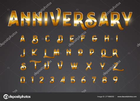 Alphabetic Fonts And Numbers Stock Vector Image By ©wimstock 271886050