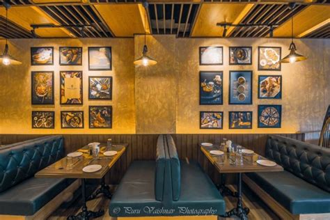 Elegant Restaurant Interior With Indian Accent Ybs Design The