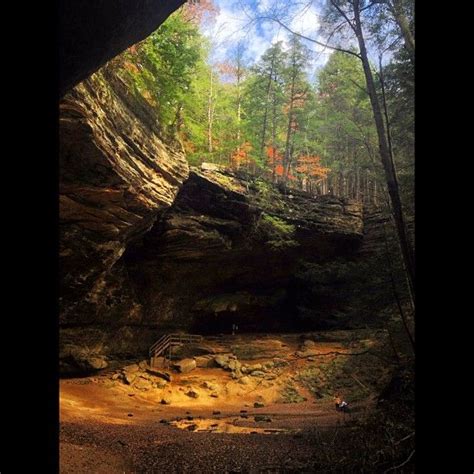 Ash Cave At Hocking Hills State Park In Southeast Ohio