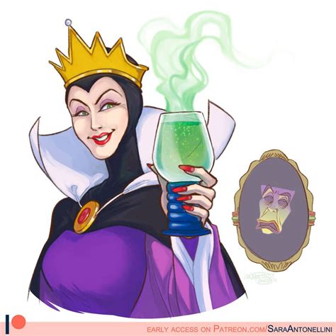 Queen Grimhilde By Sa91 On Deviantart Evil Disney Characters Disney Villains Art Disney Fan