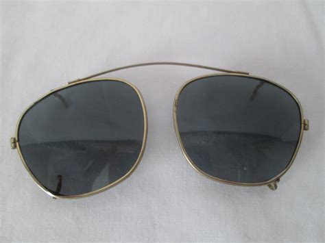Vintage Mens Aviator Flight Sunglasses Clip On Shades Carols True Vintage And Antiques